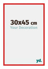 New York Aluminium Fotolijst 30x45cm Ferrari Rood Voorzijde Maat | Yourdecoration.nl