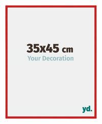New York Aluminium Fotolijst 35x45cm Ferrari Rood Voorzijde Maat | Yourdecoration.nl