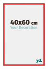 New York Aluminium Fotolijst 40x60cm Ferrari Rood Voorzijde Maat | Yourdecoration.nl