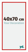 New York Aluminium Fotolijst 40x70cm Ferrari Rood Voorzijde Maat | Yourdecoration.nl