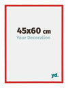 New York Aluminium Fotolijst 45x60cm Ferrari Rood Voorzijde Maat | Yourdecoration.nl