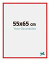 New York Aluminium Fotolijst 55x65cm Ferrari Rood Voorzijde Maat | Yourdecoration.nl