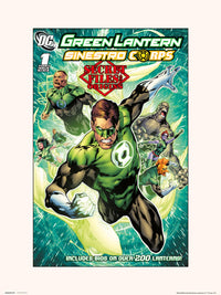 Grupo Erik Dc Comics Green Lantern Sinestro Corps 1 Kunstdruk 30X40cm | Yourdecoration.nl