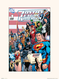Grupo Erik Dc Comics Justice Leage Of America Volume 2 No.1 Kunstdruk 30X40cm | Yourdecoration.nl