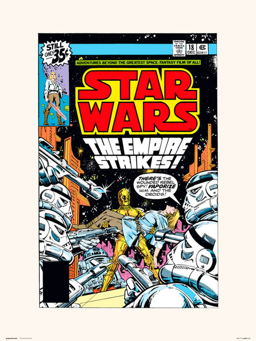 Grupo Erik Star Wars 18 The Empire Strikes Kunstdruk 30X40cm | Yourdecoration.nl