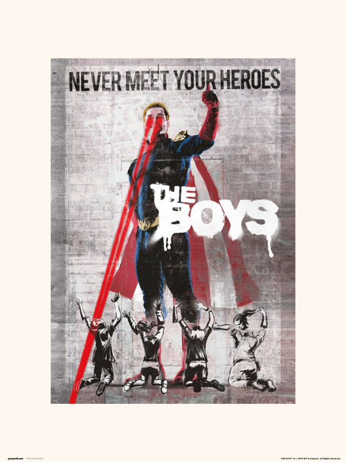 Grupo Erik The Boys Never Meet Your Heroes Kunstdruk 30X40cm | Yourdecoration.nl