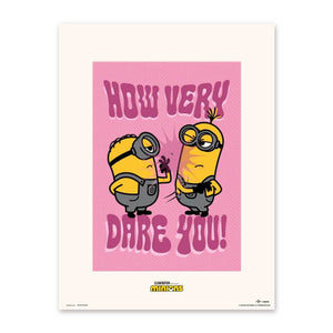 Grupo Erik P30X40cm0445 Print 30X40 cm Minions How Very Dare You | Yourdecoration.com