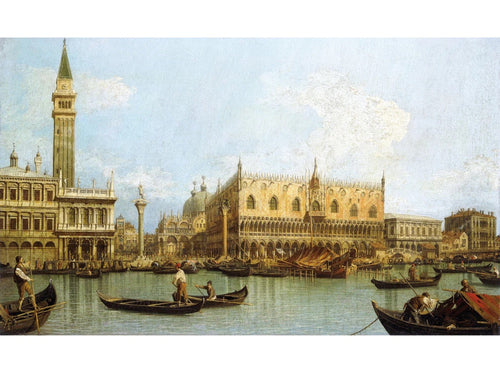 PGM OCA 26 Canaletto Molo Venedig Kunstdruk 80x60cm | Yourdecoration.nl