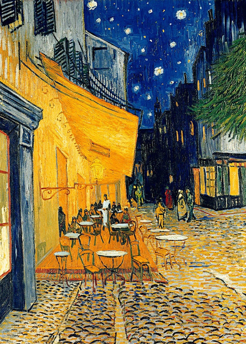 PGM VV 27 Vincent Van Gogh Pavement Cafe at Night Kunstdruk 50x70cm | Yourdecoration.nl