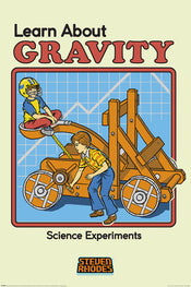 Pyramid PP35011 Steven Rhodes Learn About Gravity Poster | Yourdecoration.nl