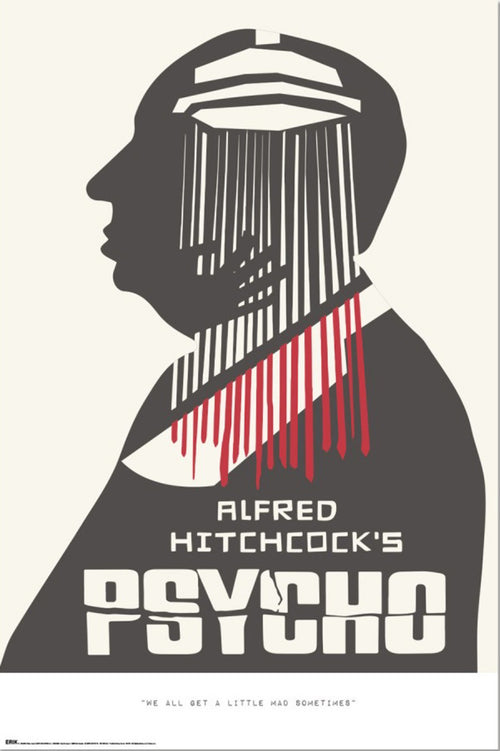 Poster Alfred Hitchcock Psycho 61x91 5cm GPE6044 | Yourdecoration.nl