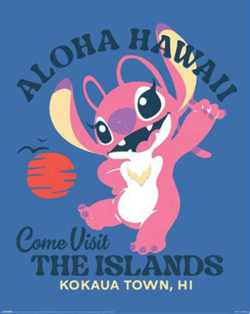 Poster Angel Aloha 40x50cm MPP2501420 | Yourdecoration.nl
