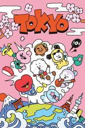 Poster Bt21 World Voyage 61x91 5cm GPE6037 | Yourdecoration.nl