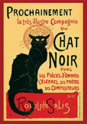 Poster Chat Noir Steinlein 61x91 5cm PP0508 | Yourdecoration.nl