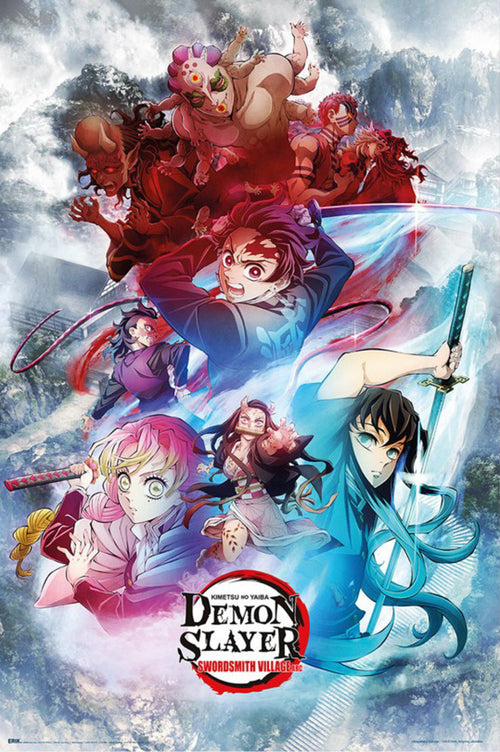 Poster Demon Slayer Swordsmith Village 1 61x91 5cm GPE6070 | Yourdecoration.nl