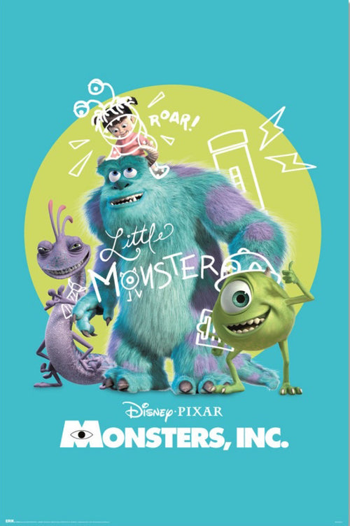 Poster Disney Pixar Monsters Inc 25th Anniversary 61x91 5cm GPE6046 | Yourdecoration.nl