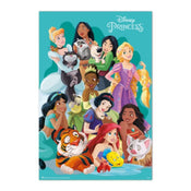 Poster Disney Princesses And Pets 61x91 5cm GPE5963 | Yourdecoration.nl