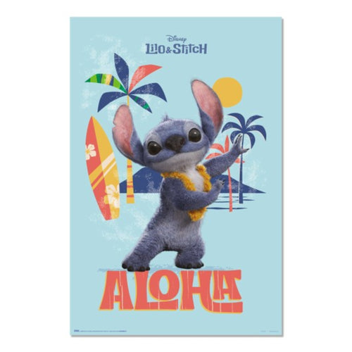 Poster Disney Stitch Live Action Aloha 61x91 5cm Grupo Erik GPE5956 | Yourdecoration.nl
