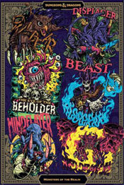 Poster Dungeons Dragons Monsters Of The Realm 61x91 5cm Pyramid PP35192 | Yourdecoration.nl