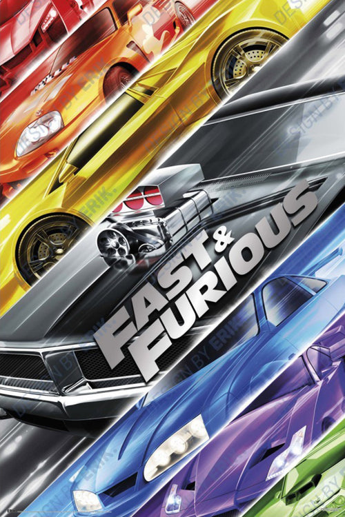 Poster Fast And Furious Couches 61x91 5cm GPE6103 | Yourdecoration.nl