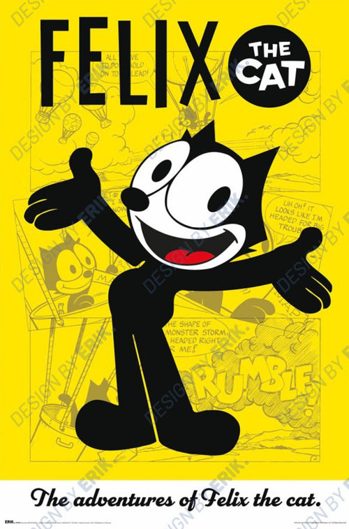 Poster Felix The Cat 61x91 5cm GPE6101 | Yourdecoration.nl