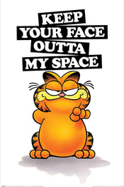 Poster Garfield Keep Your Face 61x91 5cm PP2402357 | Yourdecoration.nl