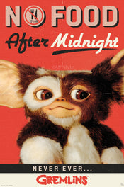 Poster Gremlins No Food After Midnight 61x91 5cm GBYDCOA002 | Yourdecoration.nl
