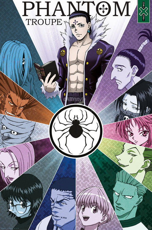 Poster Hunter X Hunter Spider Members 61x91 5cm GBYDCOA028 | Yourdecoration.nl
