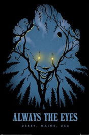 Poster It Welcom To Derry Always The Eyes 61x91 5cm PP2510322 | Yourdecoration.nl