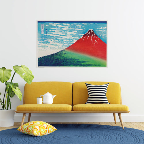 Poster Katsushika Hokusais Fine Wind Clear Morning 91 5x61cm Grupo Erik GPE5806 Sfeer | Yourdecoration.nl