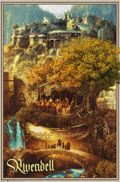 Poster Lord Of The Rings Rivendell 61x91 5cm GBYDCOA013 | Yourdecoration.nl