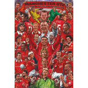 Poster Manchester United Legends 61x91 5cm Grupo Erik GPE6011 | Yourdecoration.nl