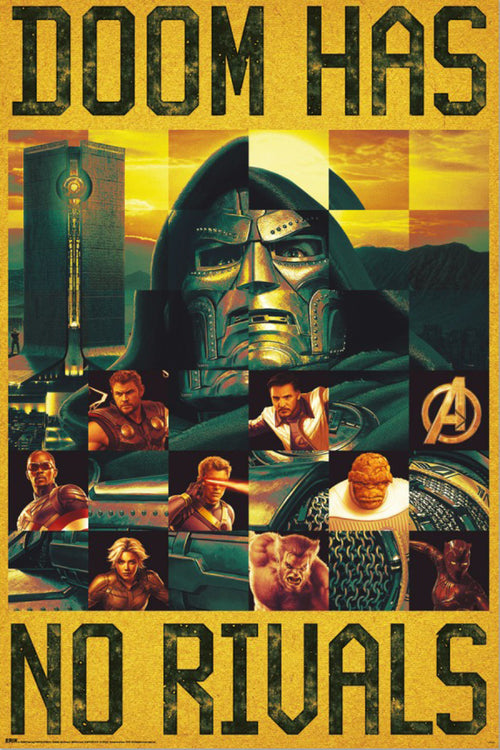 Poster Marvel Avengers Doomsday Doom Has No Rivals 61x91 5cm GPE6086 | Yourdecoration.nl