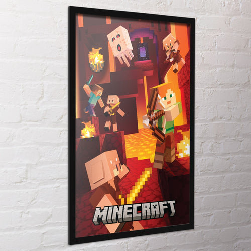 Poster Minecraft Cinematic Piglins 61x91 5cm PP2512255 Sfeer | Yourdecoration.nl