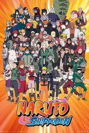 Poster Naruto Shippuden Characters 61x91 5cm GPE6022 | Yourdecoration.nl