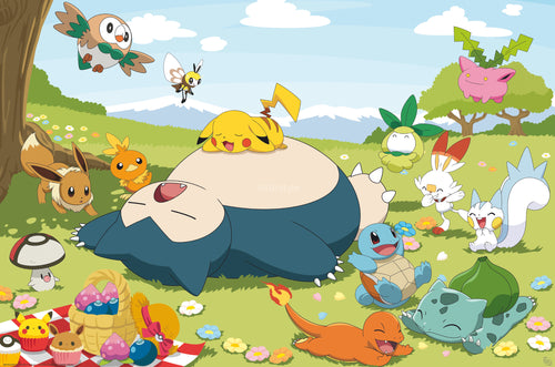 Poster Pokemon Picnic Day 61x91 5cm GBYDCOA016 | Yourdecoration.nl
