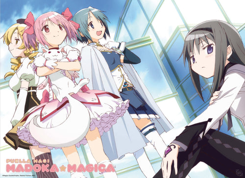 Poster Puella Magi Madoka Magica Madoka And Group 52x38cm Abystyle GBYDCO275 | Yourdecoration.nl