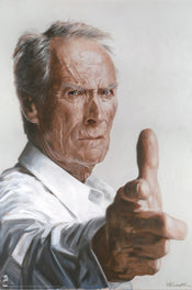 Poster Sebastian Kruger Clint Eastwood 61x91 5cm GPE6064 | Yourdecoration.nl