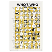 Poster Snoopy Who Is Who 61x91 5cm GPE5971 | Yourdecoration.nl