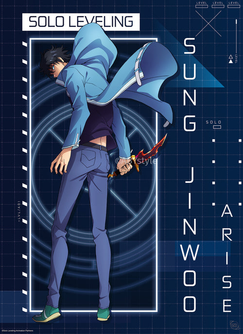 Poster Solo Leveling Jinwoo Arise 61x91 5cm GBYDCOA025 | Yourdecoration.nl