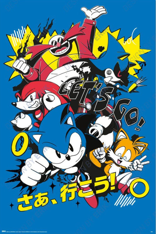 Poster Sonic Manga 61x91 5cm GPE6116 | Yourdecoration.nl