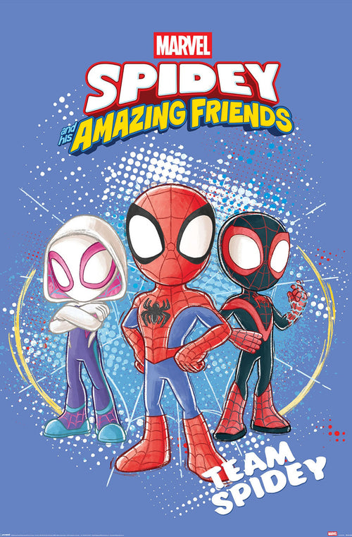 Poster Spidey And His Amazing Friends Team Up 61x91 5cm PP2513295 | Yourdecoration.nl