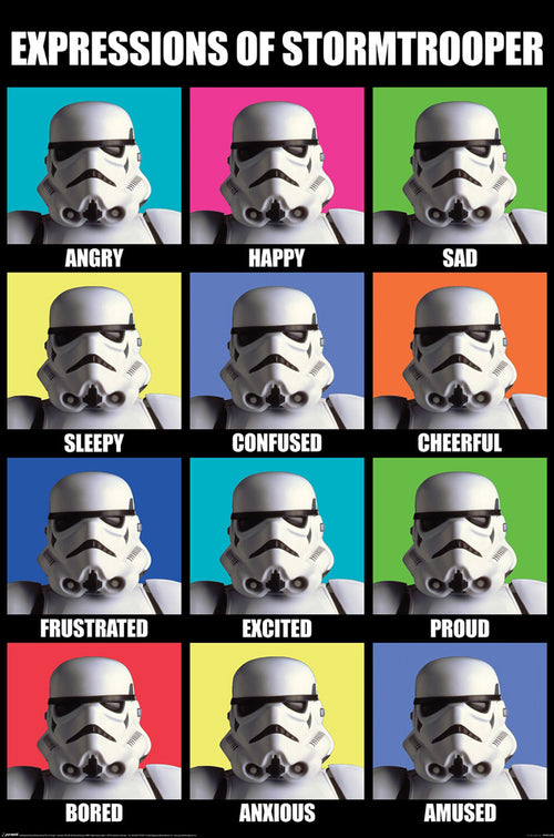 Poster Star Wars Expression Of Stormtrooper 61x91 5cm PP2513189 | Yourdecoration.nl