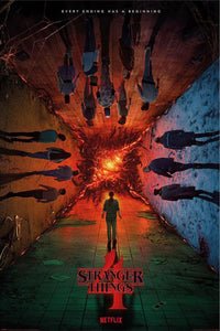 Poster Stranger Things 4 Every Ending Has A Beginning 61x91 5cm Pyramid PP34749 | Yourdecoration.nl