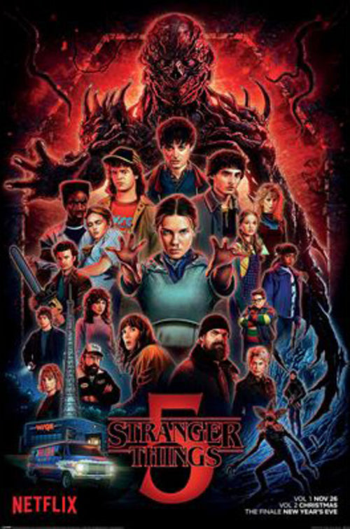 Poster Stranger Things 5 One Sheet 61x91 5cm PP2511182 | Yourdecoration.nl