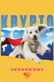 Poster Superman Krypto 61x91 5cm PP2500425 | Yourdecoration.nl