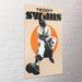 Poster Teddy Swims 61x91 5cm PP2501024 Sfeer | Yourdecoration.nl