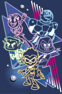 Poster Teen Titans Neon Titans 61x91 5cm Abystyle GBYDCO416 | Yourdecoration.nl