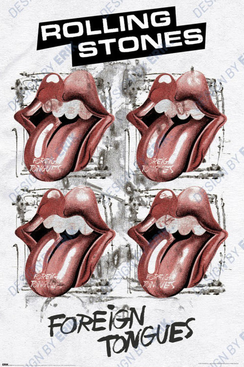 Poster The Rolling Stones Foreign Tongues 61x91 5cm GPE6100 | Yourdecoration.nl