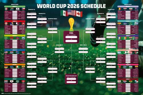 Poster World Cup 2026 91 5x61cm GPE6068 | Yourdecoration.nl